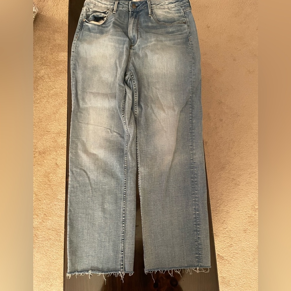 NWOT DRIFTWOOD Royce Light Blue Wide Leg Jeans 30/27